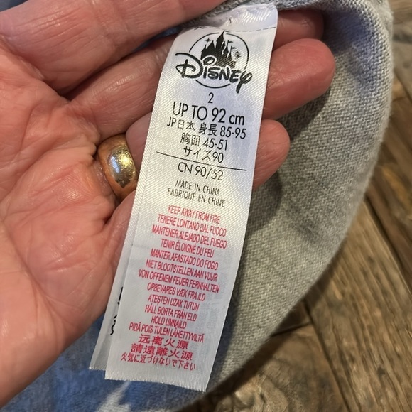 Disney Aristocats Marie Gray Embroidered Long Sleeve Sweater Dress Size 2 - Picture 9 of 10